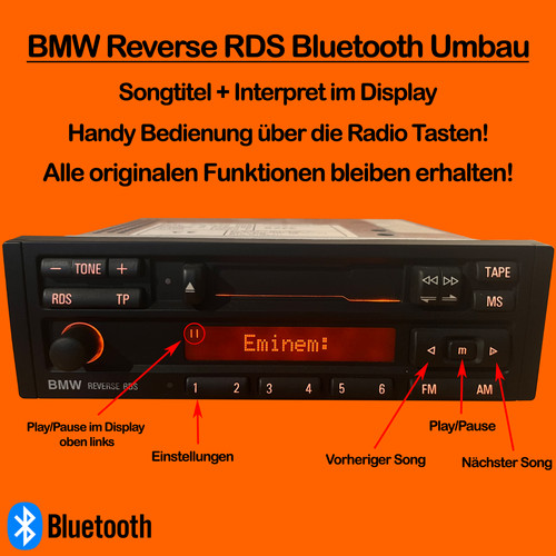 Bmw reverse rds radio - rds,