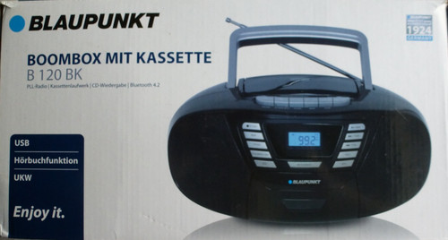 Blaupunkt 120 boombox - bk,
